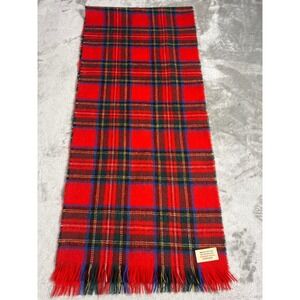 Stewart Royal by Rodlinoch Red Tartan Plaid 100% Pure New Wool Scarf Scotland‎